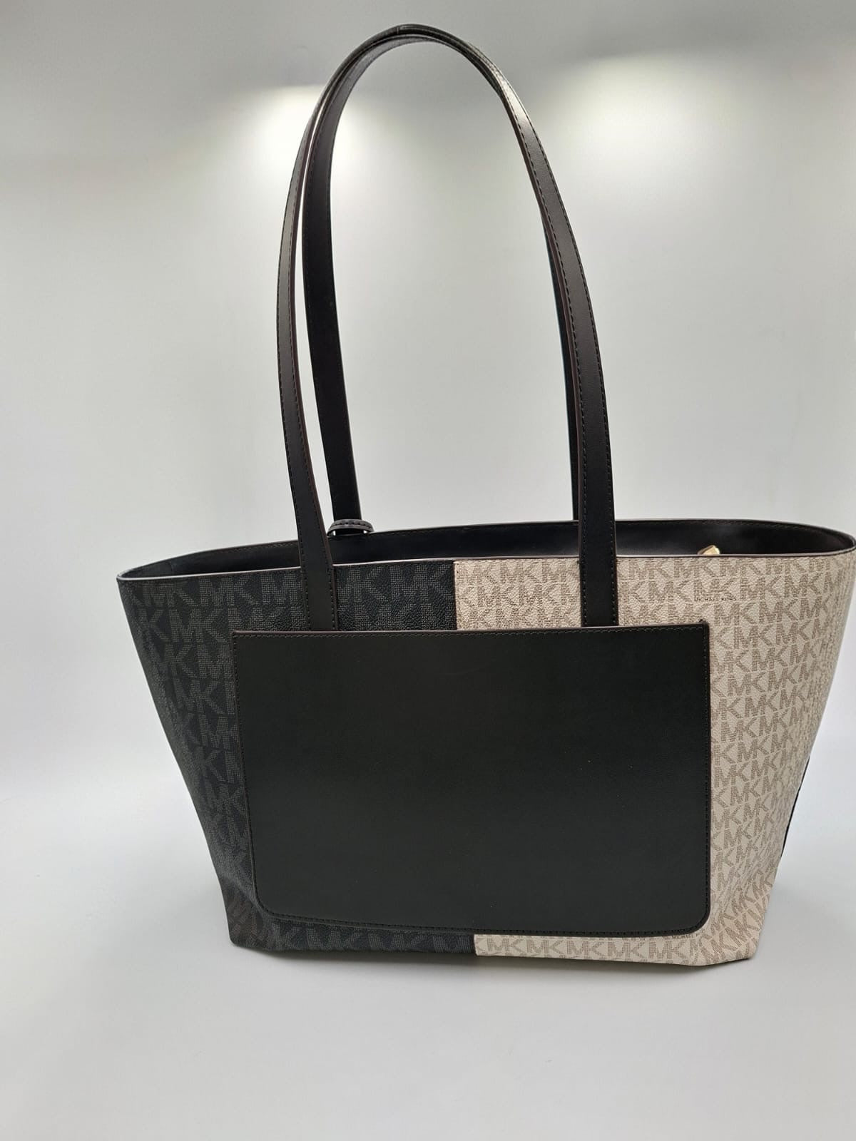 Michael Kors Jet Set Medium Two-Tone Logo Tote Bag