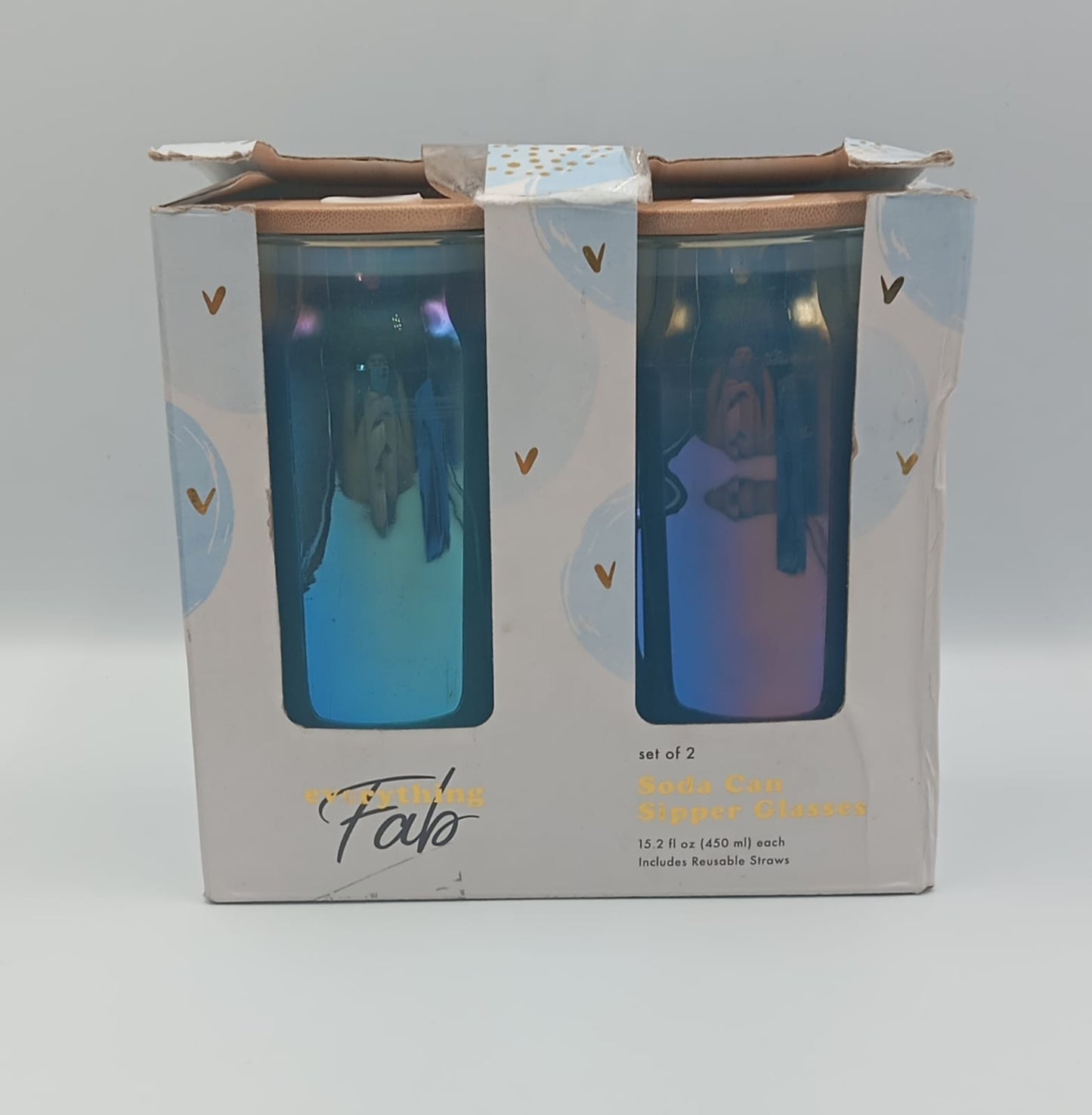 Juego De Vasos Estilo Lata Everything Fab