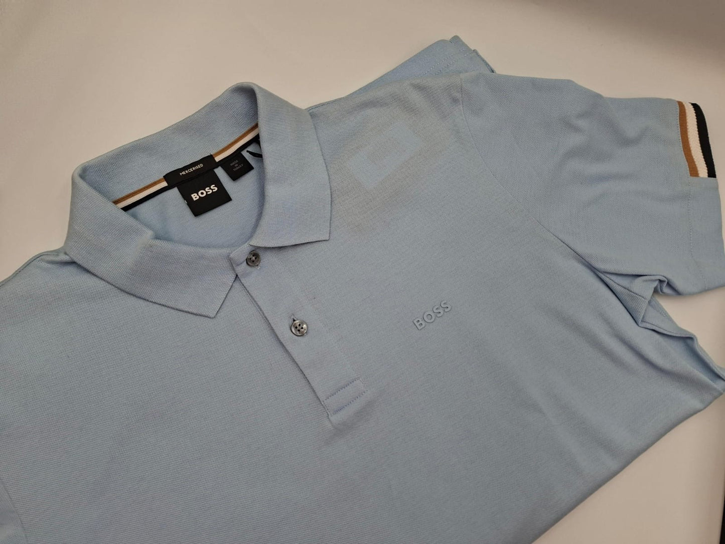 Playera Tipo Polo BOSS (Hugo Boss) de Algodón Mercerizado