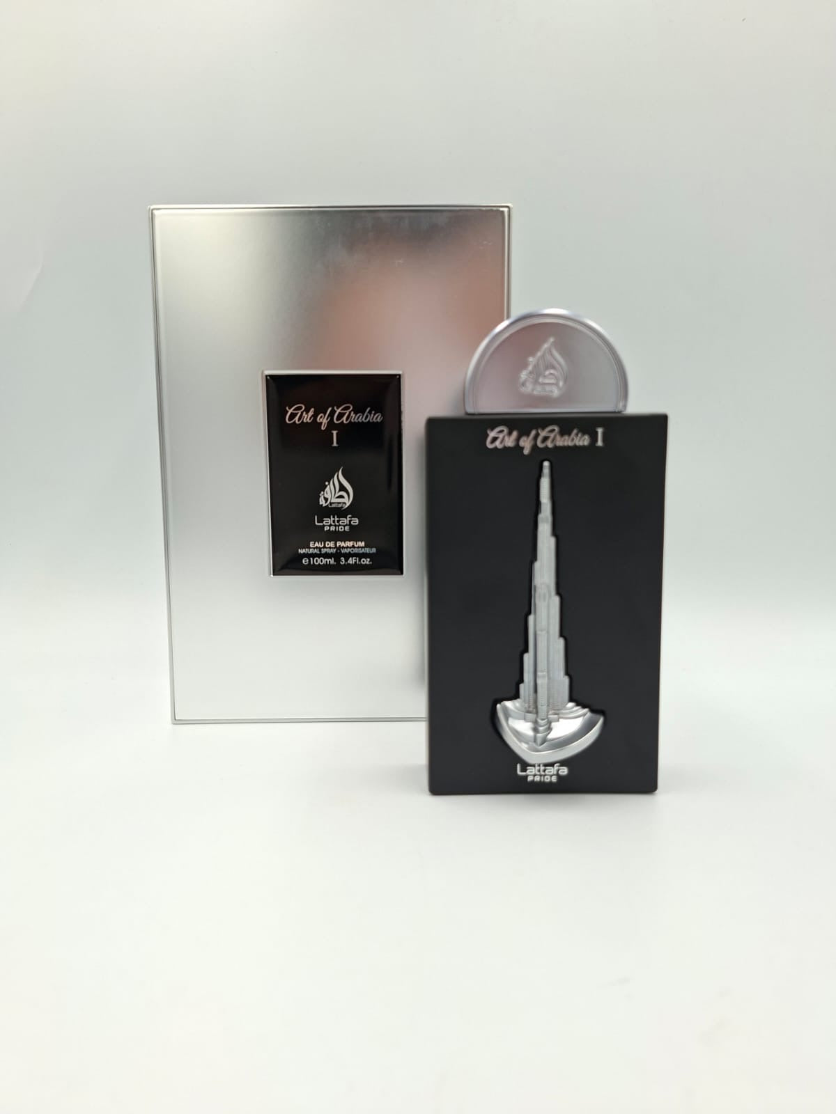 Art of Arabia I de la línea Lattafa Pride, en su presentación de 100 ml (3.4 fl oz)