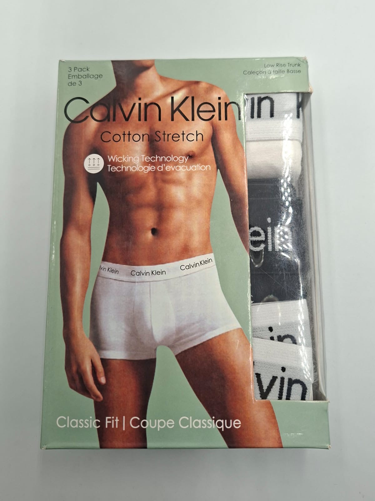Calvin Klein Ropa Interior
Modelo: Cotton Stretch - Low Rise Trunk