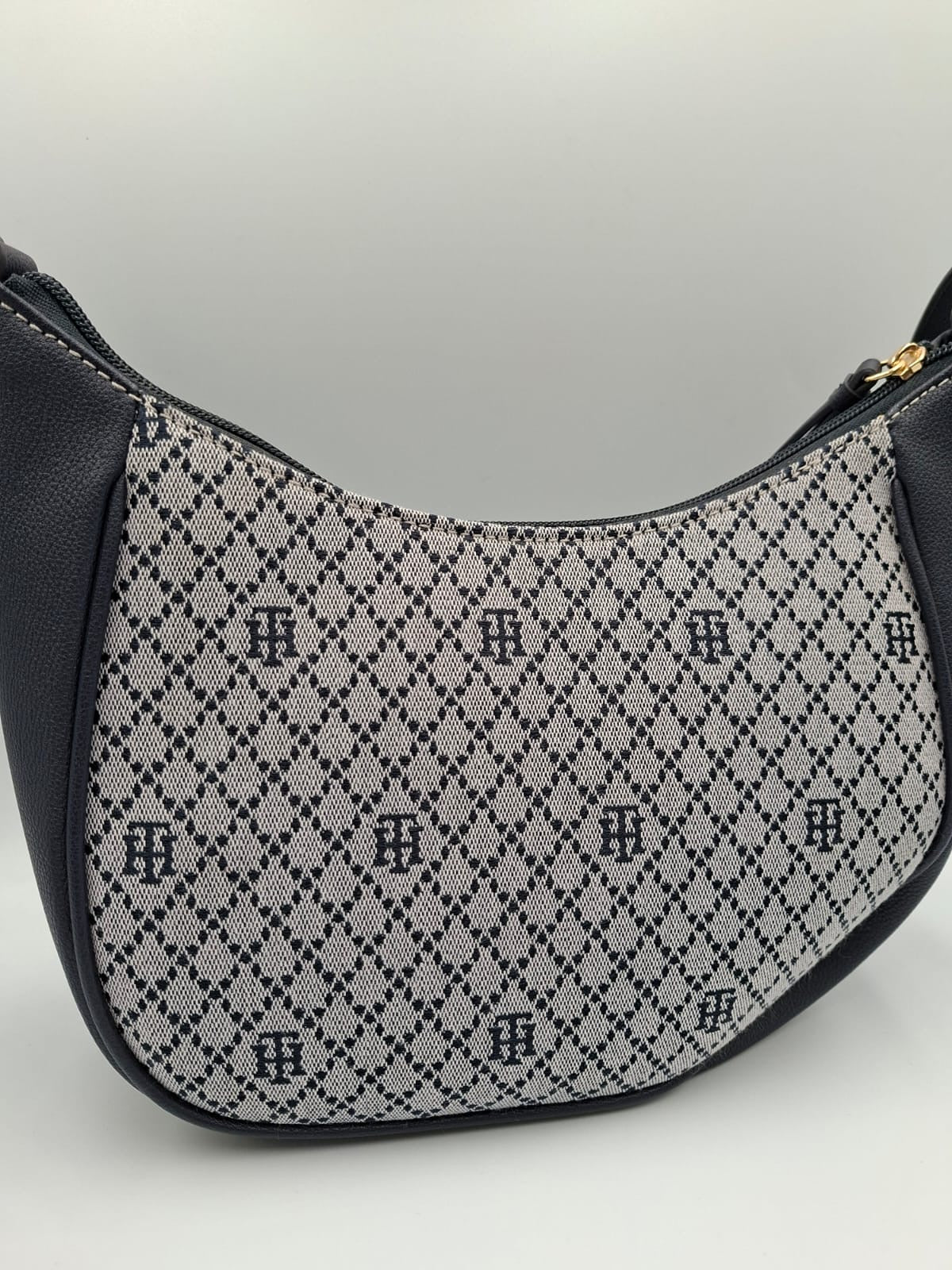 Tommy Hilfiger Jacquard Monogram Hobo Bag