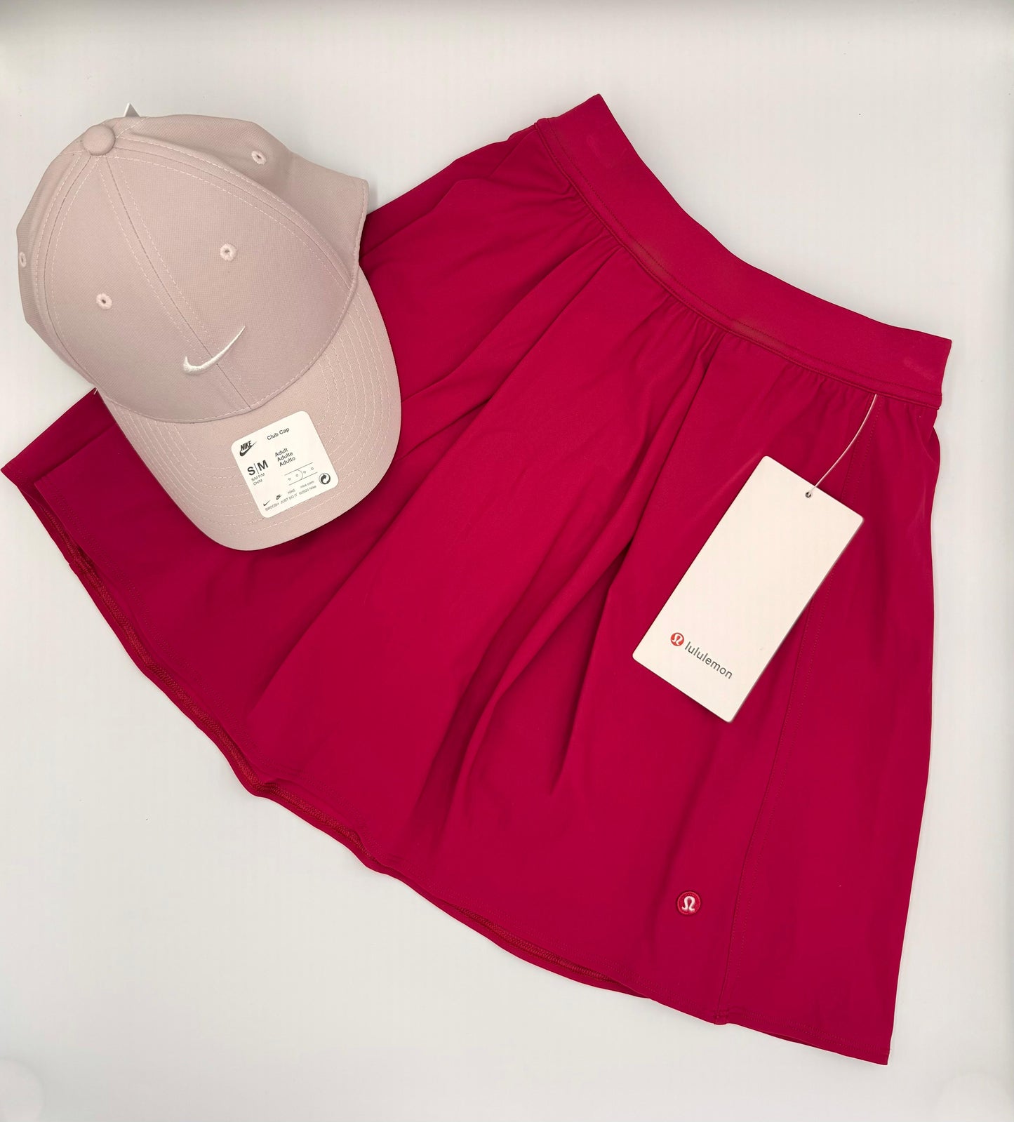 Lululemon Falda/Short Angled-Pleat High Rise