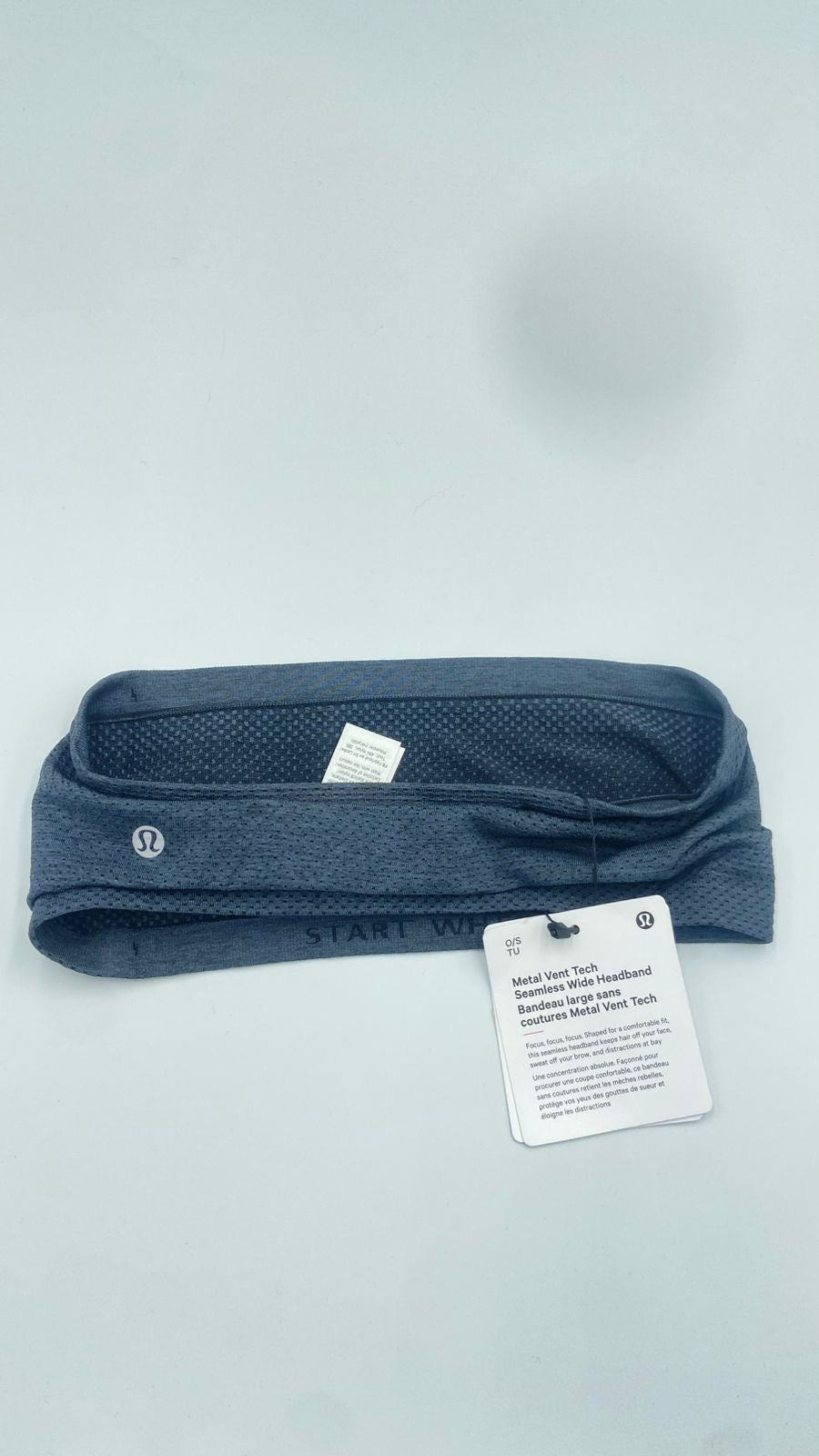Banda Gris Oscuro Para Cabello Lululemon