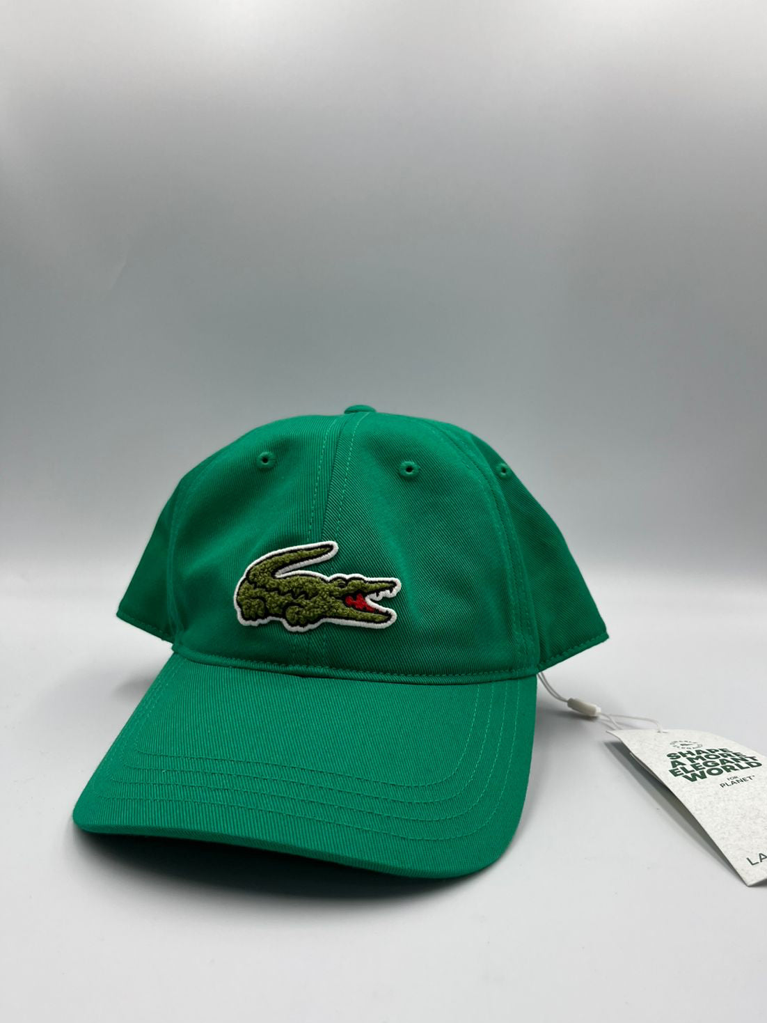 Gorra ajustable de sarga de algodón ecológico Lacoste