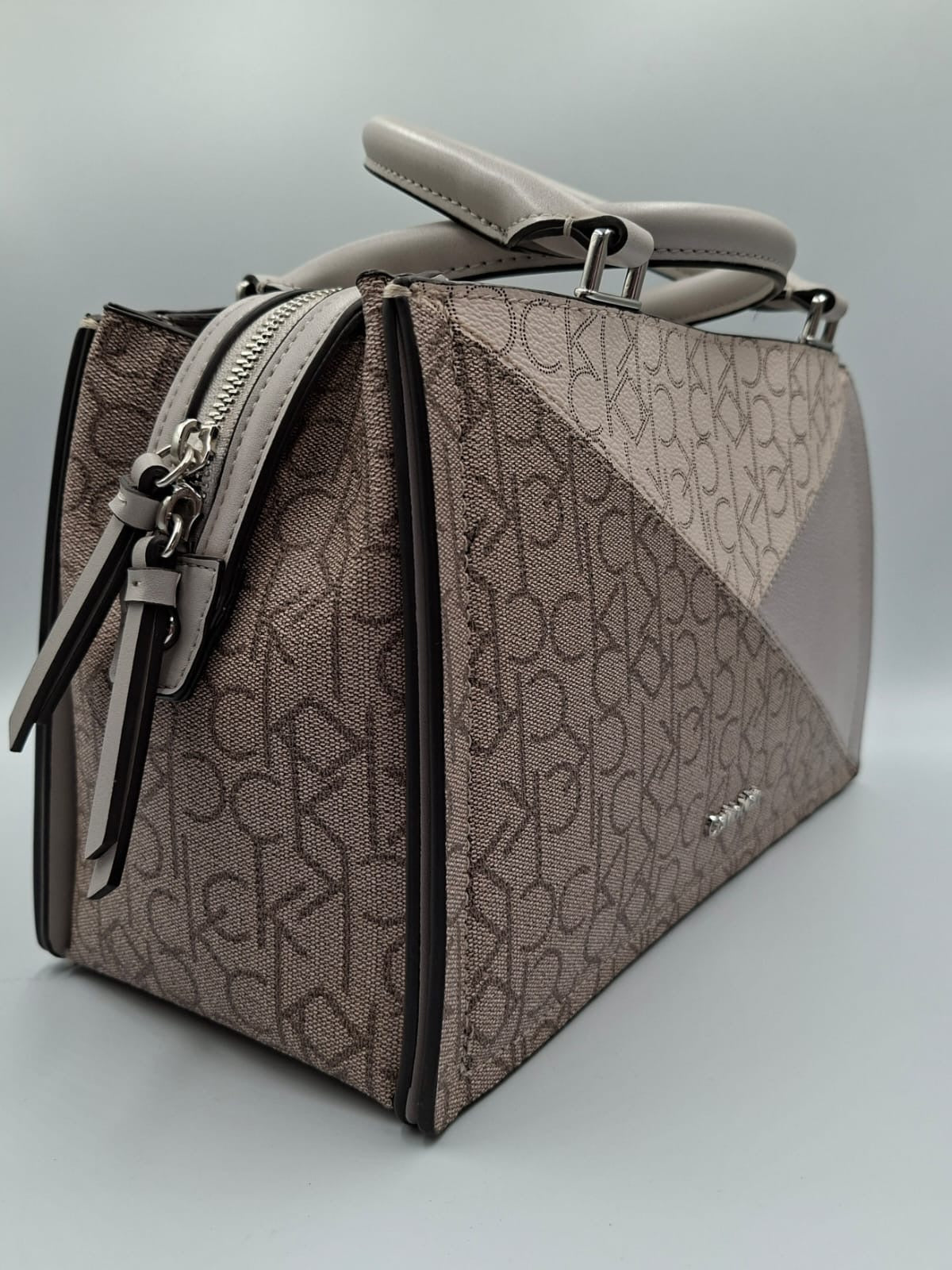 Calvin Klein Satchel Geometric Colorblock