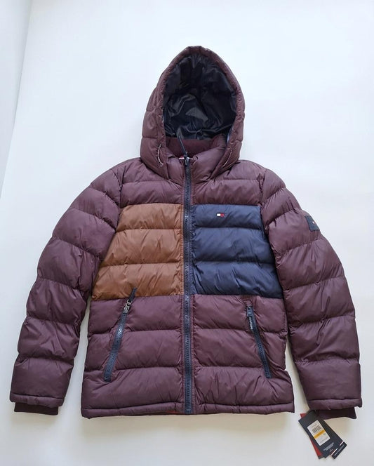 Tommy Hilfiger Men's Colorblock Quilted Puffer Jacket