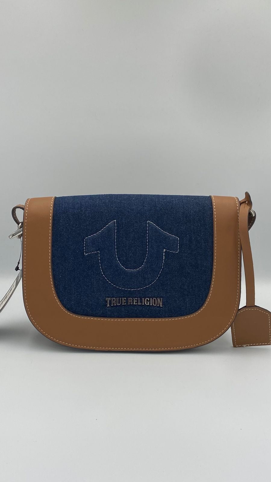 True religión Jennie Denim Saddle Bag