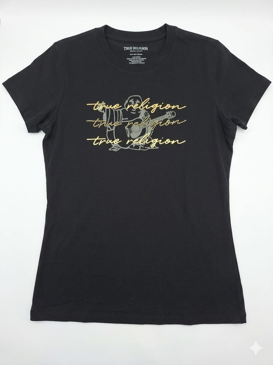 Triple Script Buddha Playera 
True Religion
