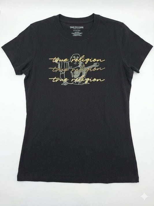 Triple Script Buddha Playera 
True Religion