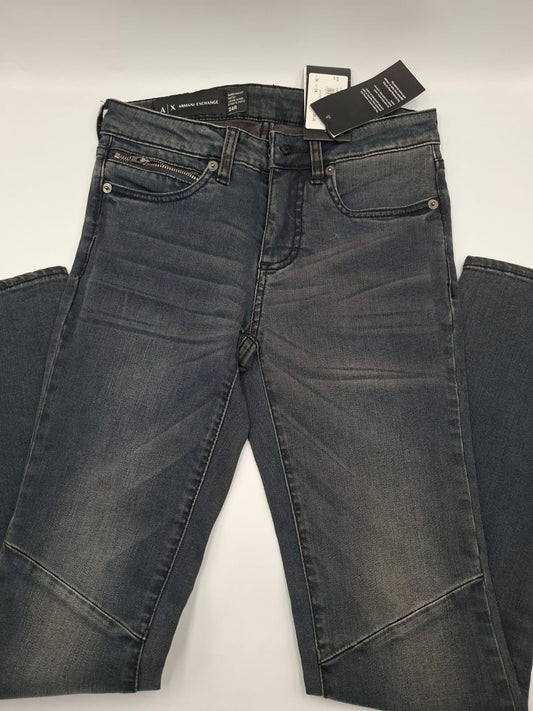 Armani Exchange Super Skinny Moto Jean