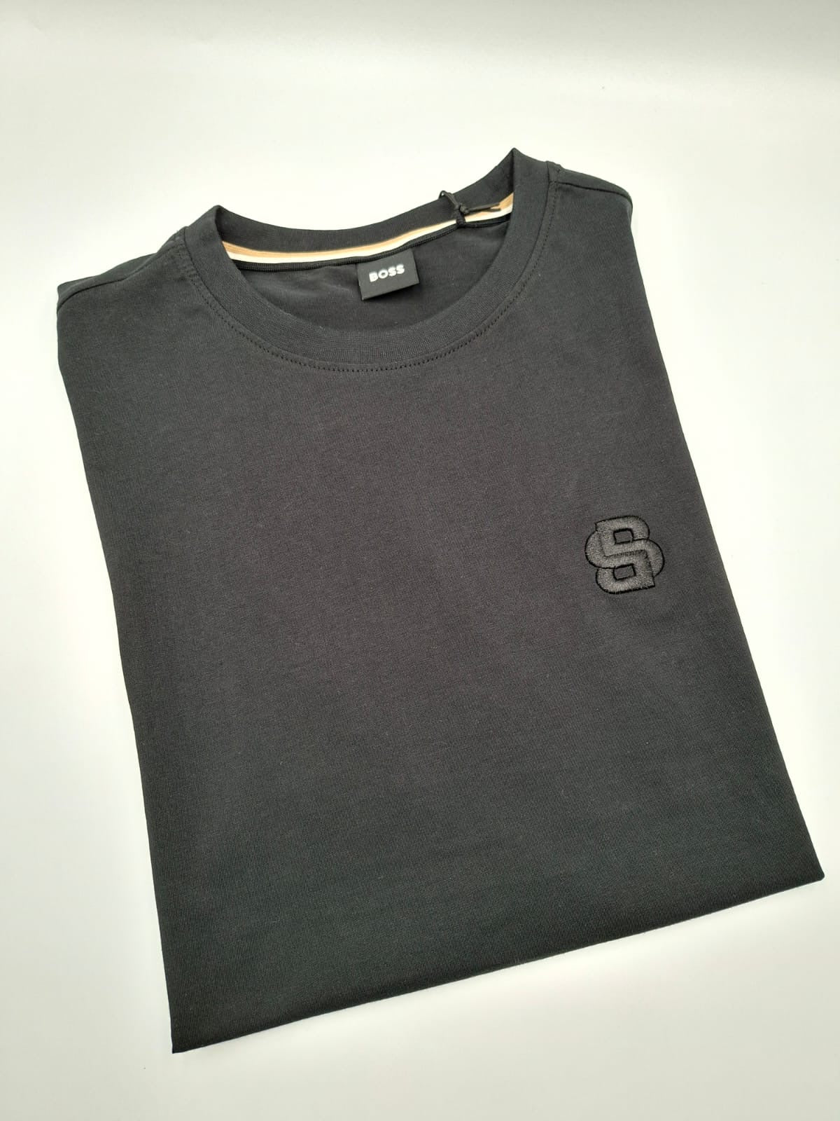 BOSS Tee con monograma "S" entrelazado Playera