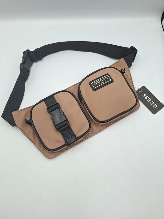 Guess Los Angeles Originals Double Pocket Belt Bag (Cangurera de doble bolsillo