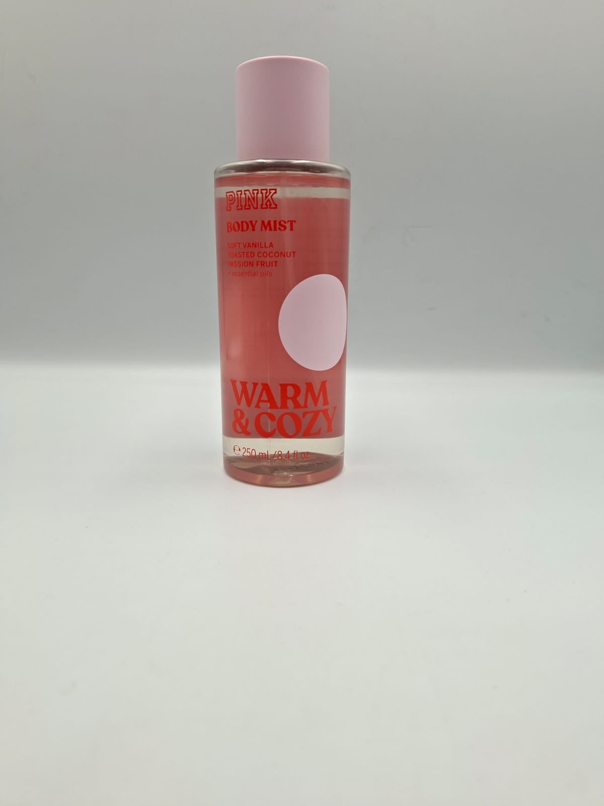 Body Mist "Warm & Cozy" PINK de Victoria's Secret.