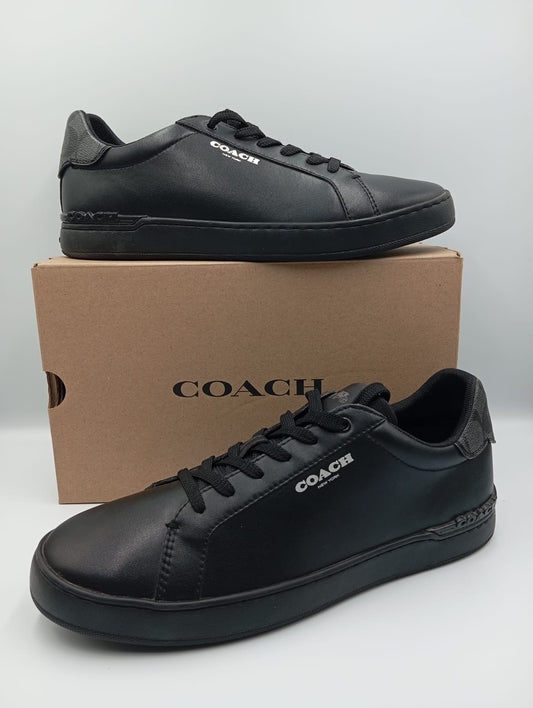 Coach Clip Low Top Sneaker negro