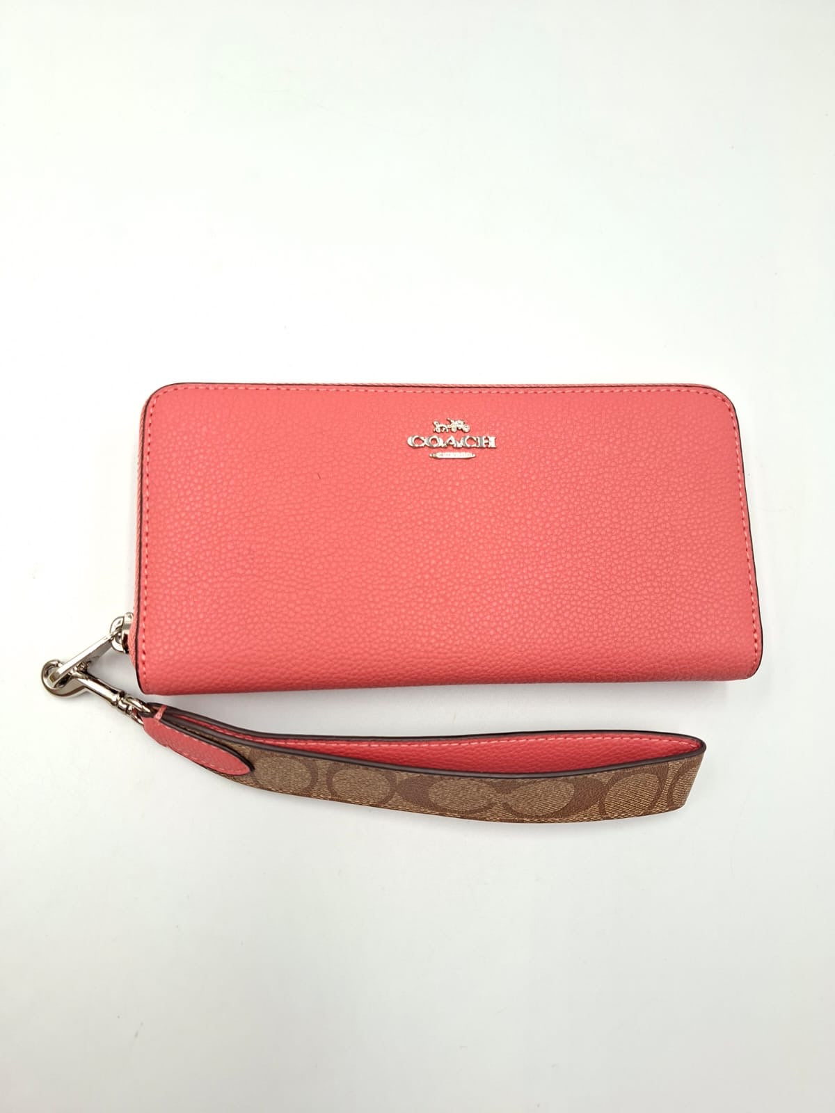 Coach Long Zip Around Wallet with Wristlet Strap
