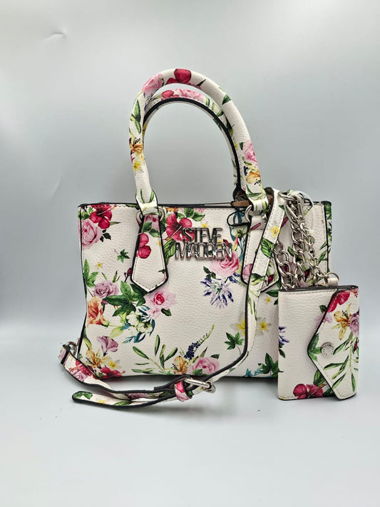 Steve Madden B-Dyna Floral Satchel.