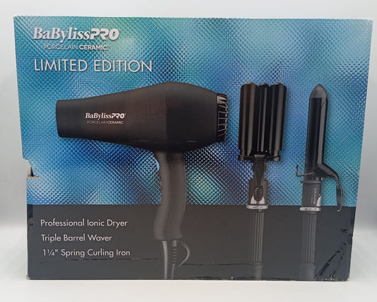 Set de peinado de cerámica de porcelana edición limitada Babyliss PRO