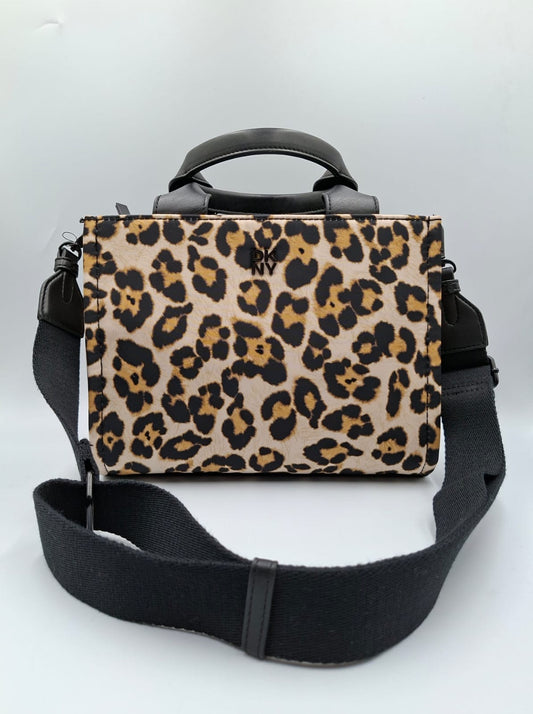 DKNY Bryant Leopard Print Small Tote