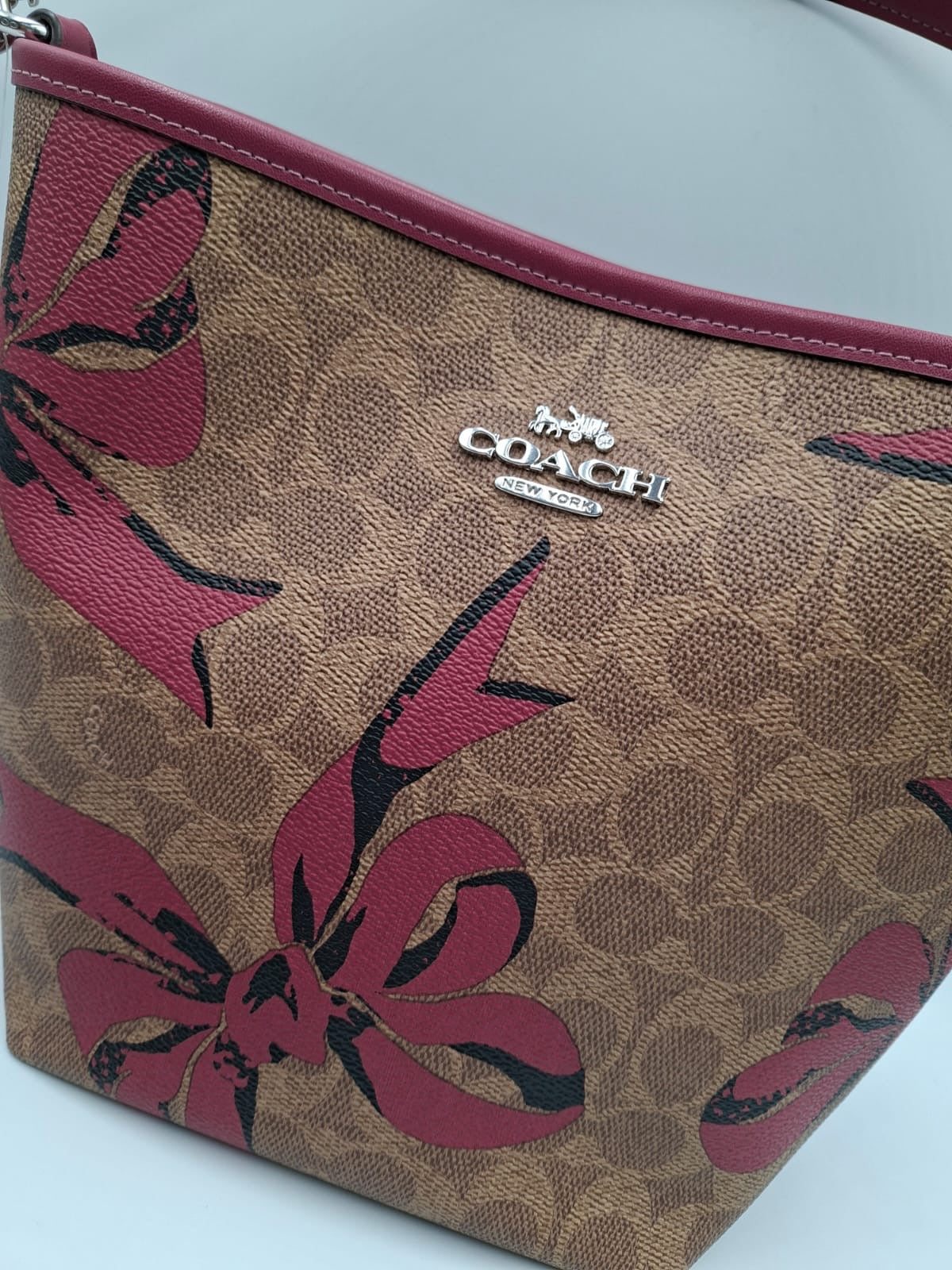 Coach Mollie Bucket Bag 22 (Bow Print)