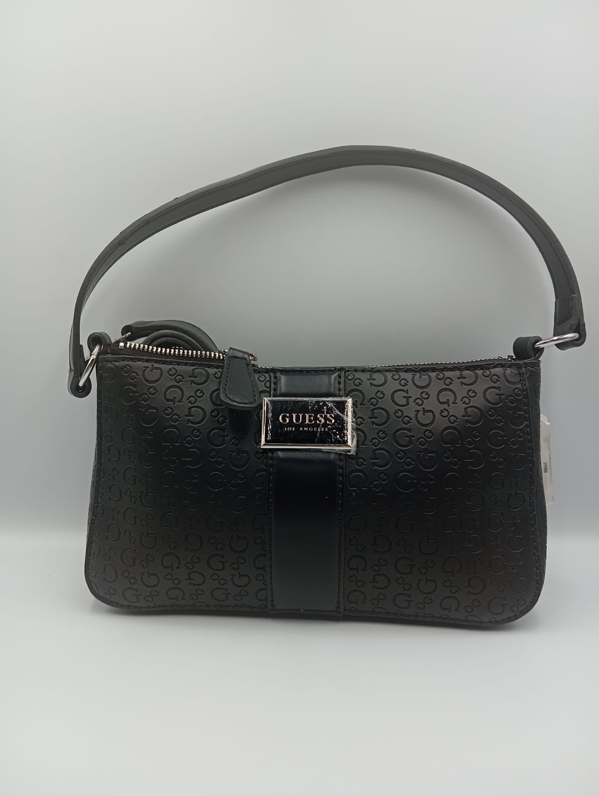 Bolsa de mano tipo shoulder Bag Guess negra