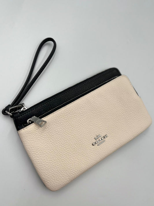 Coach Muñequera Doble Zip Wallet Modelo : CU921