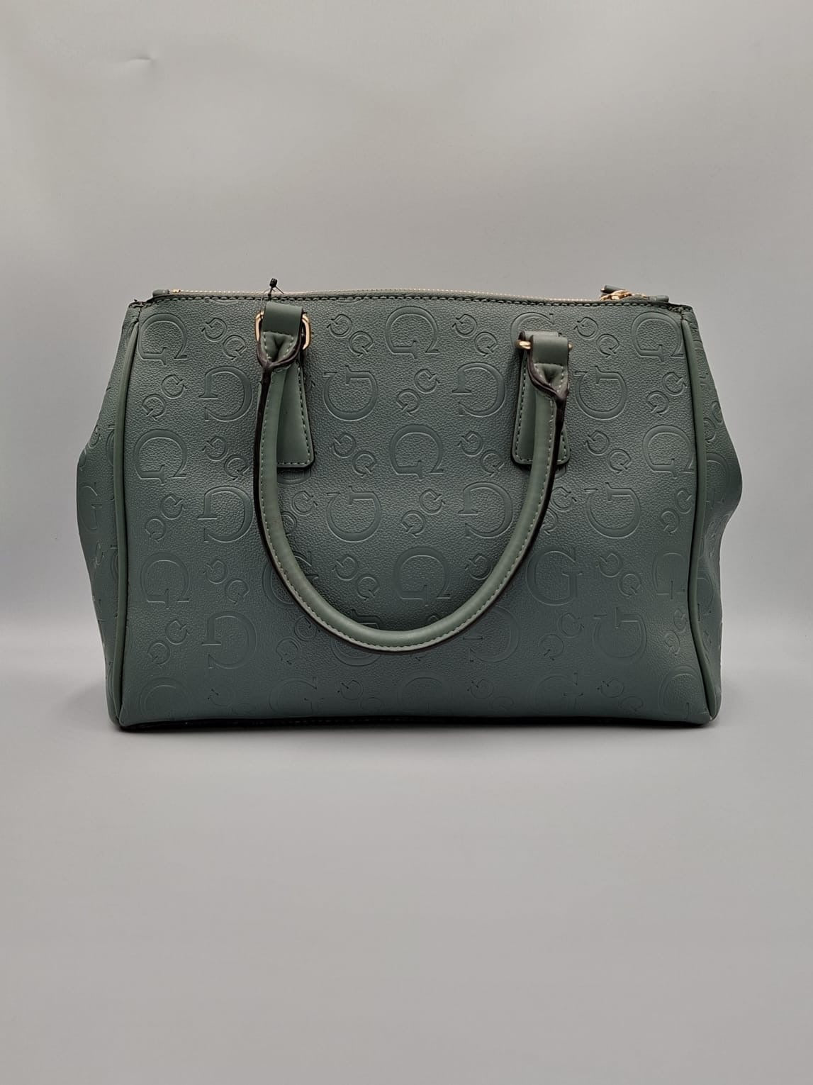 Guess Satchel Verde Grisáceo