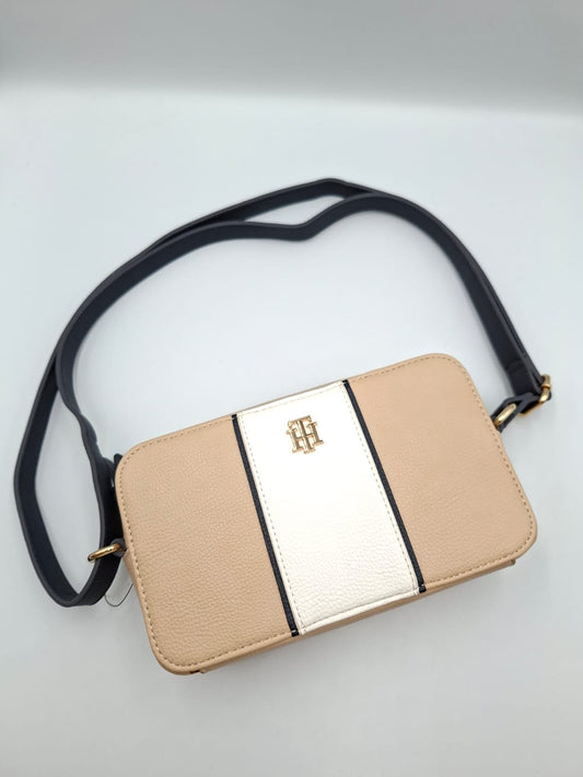 Tommy Hilfiger Essential Monogram Camera Bag "Iconic Stripe"
