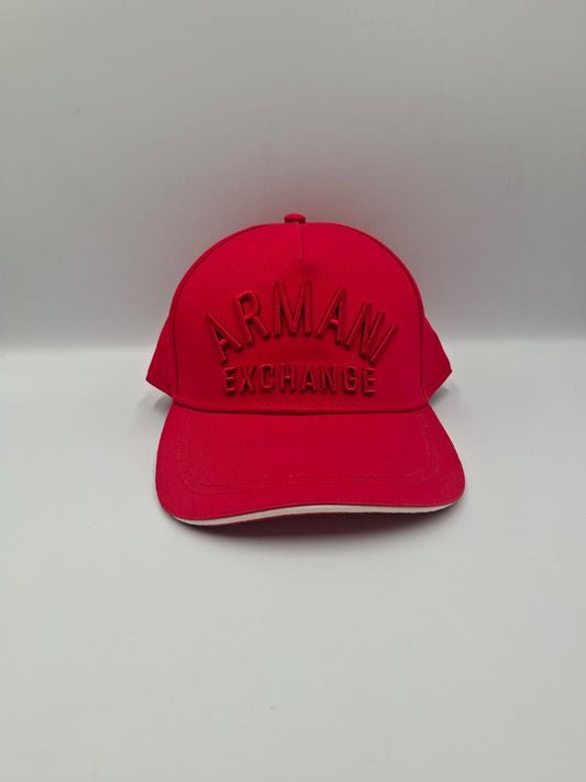 Gorra con logotipo bordado en relieve Armani Exchange (A|X)