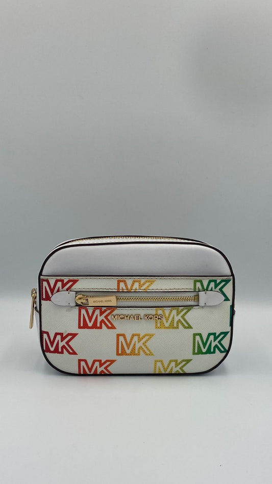 Michael Kors Jet Set Large Logo Rainbow