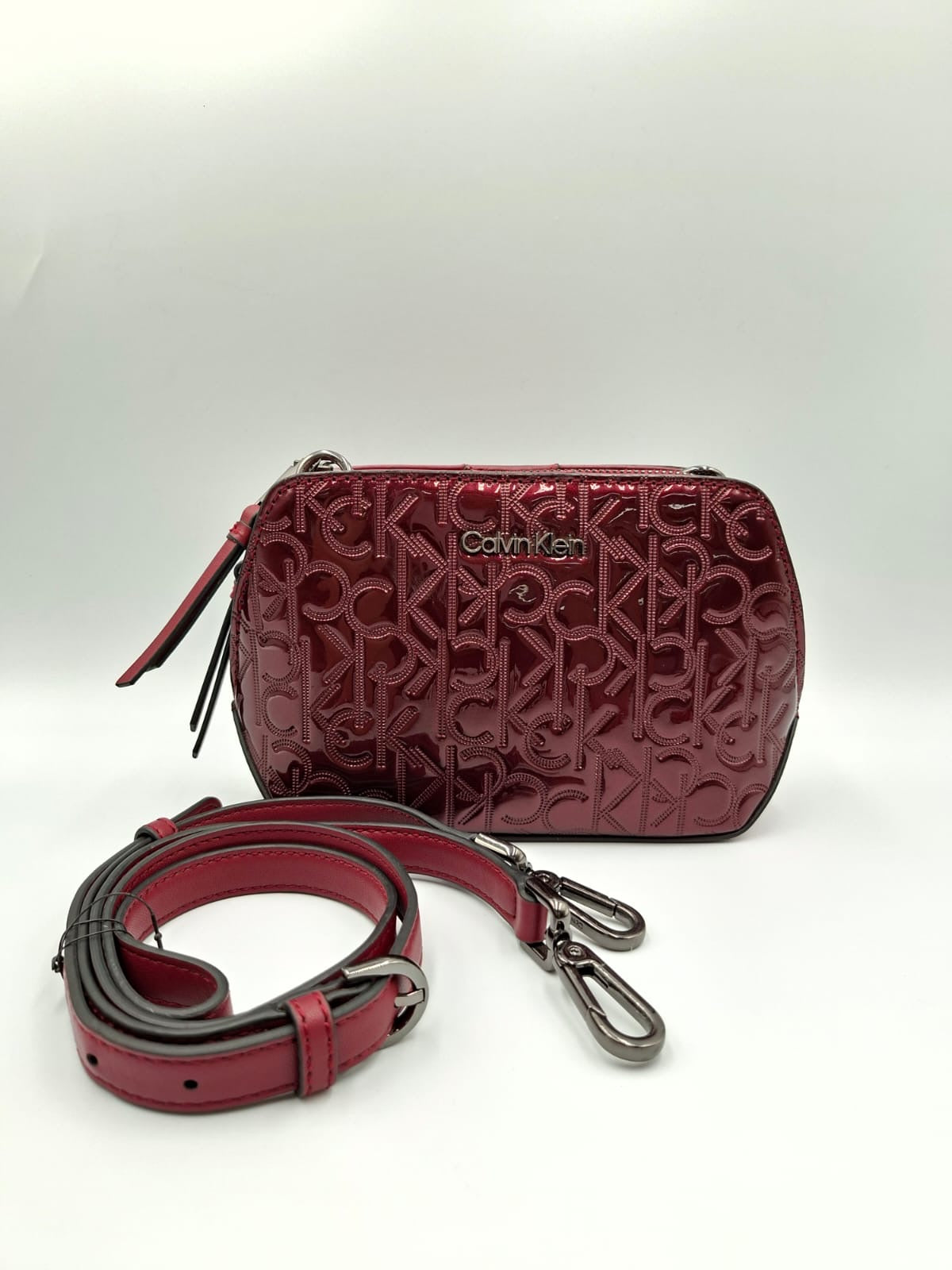 Calvin Klein Logo Embossed Camera Bag