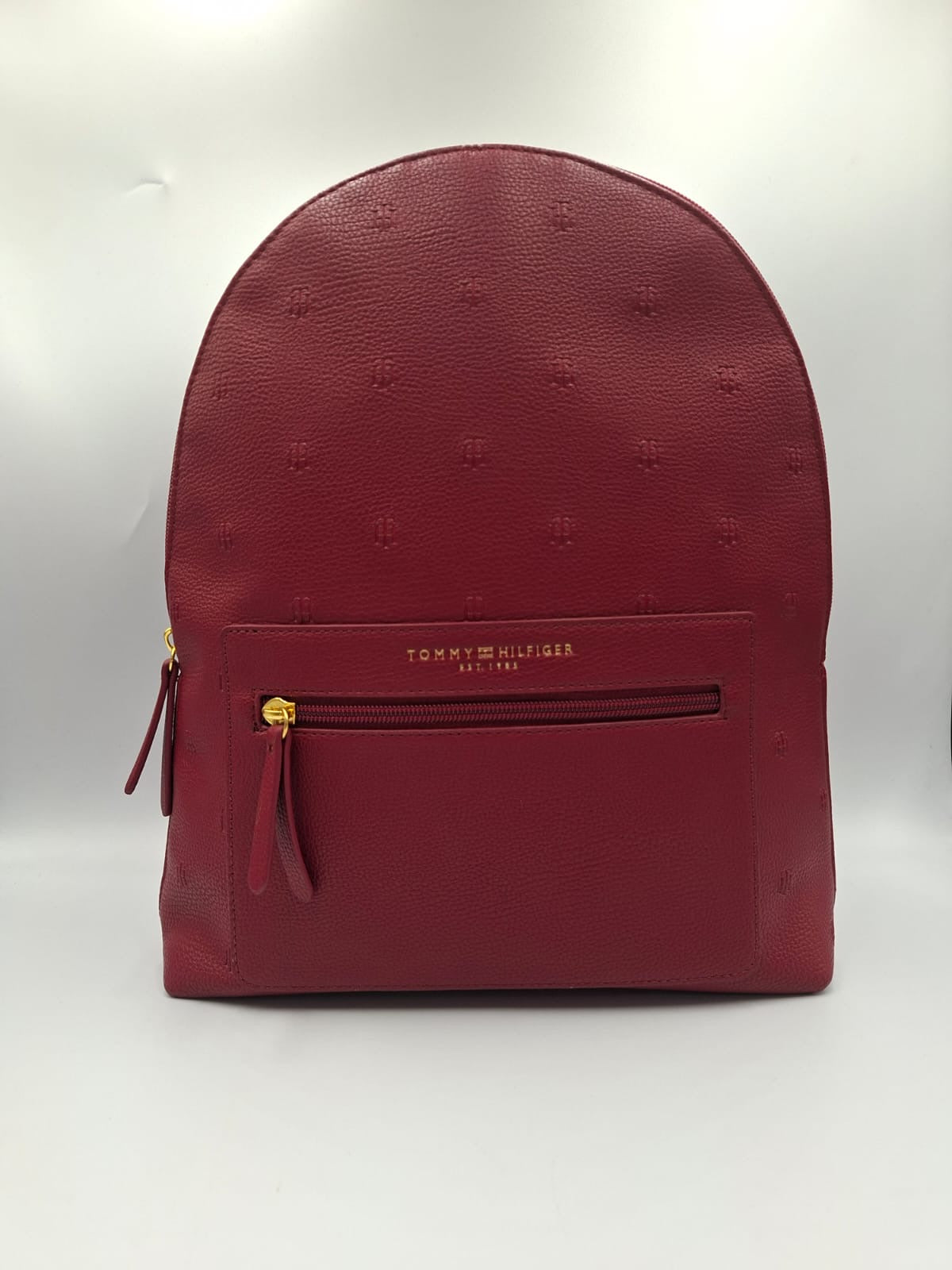 Tommy Hilfiger Th Essence Backpack en color Burgundy