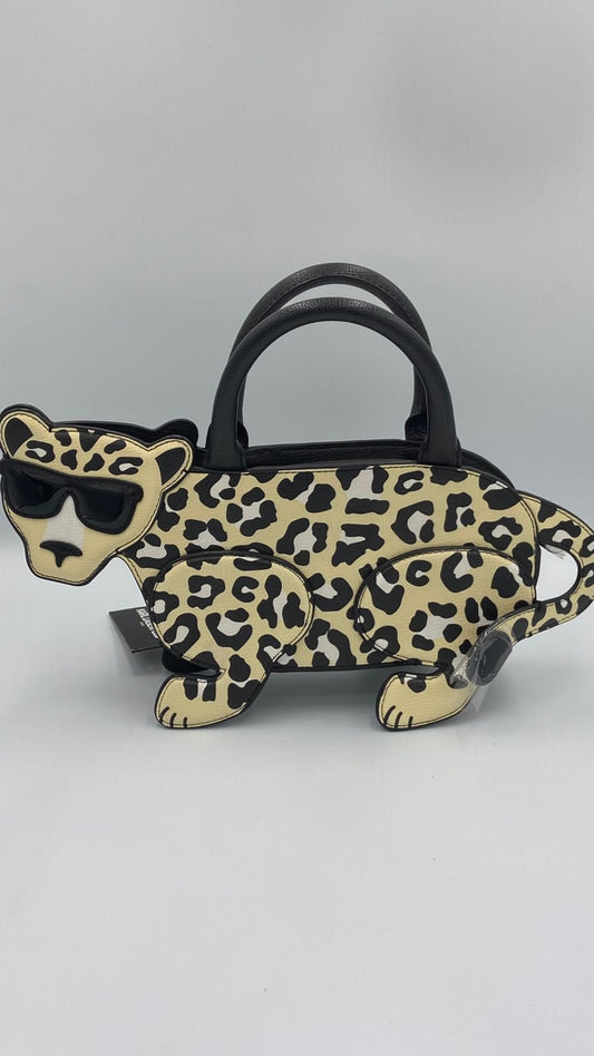 Karl Lagerfeld Maybelle Leopard Satchel