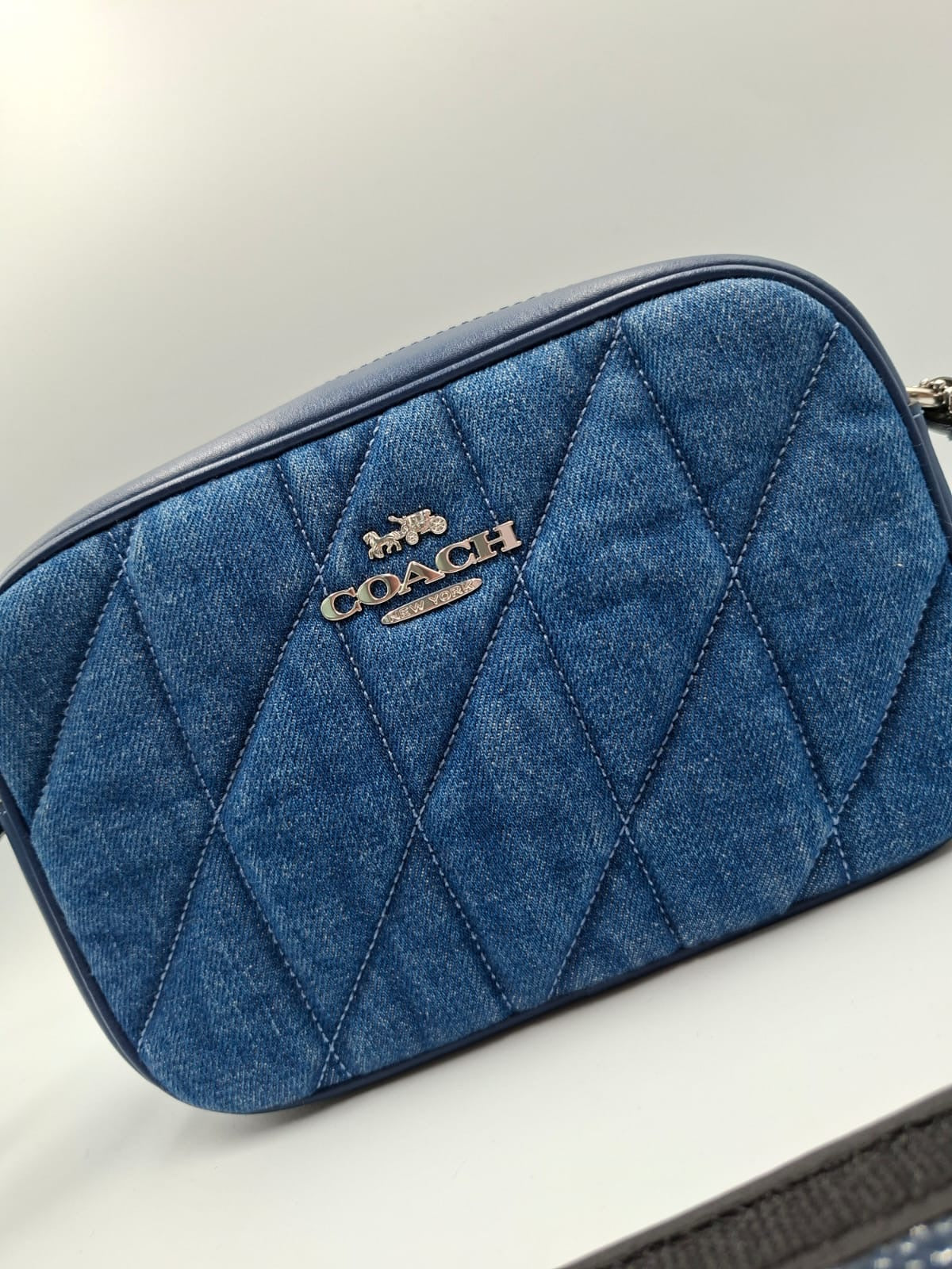 Coach Jamie Camera Bag (Quilted Denim)