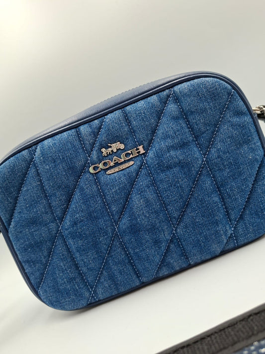 Coach Jamie Camera Bag (Quilted Denim)