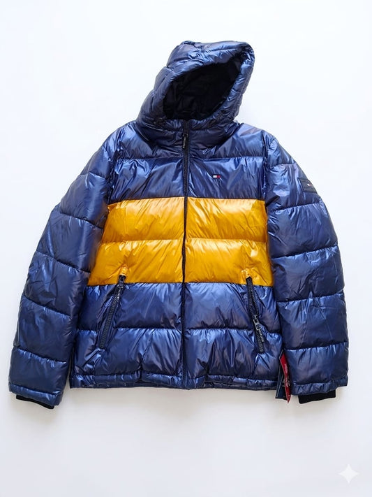Chamarra PUFFER con bloques de color de Tommy Hilfiger