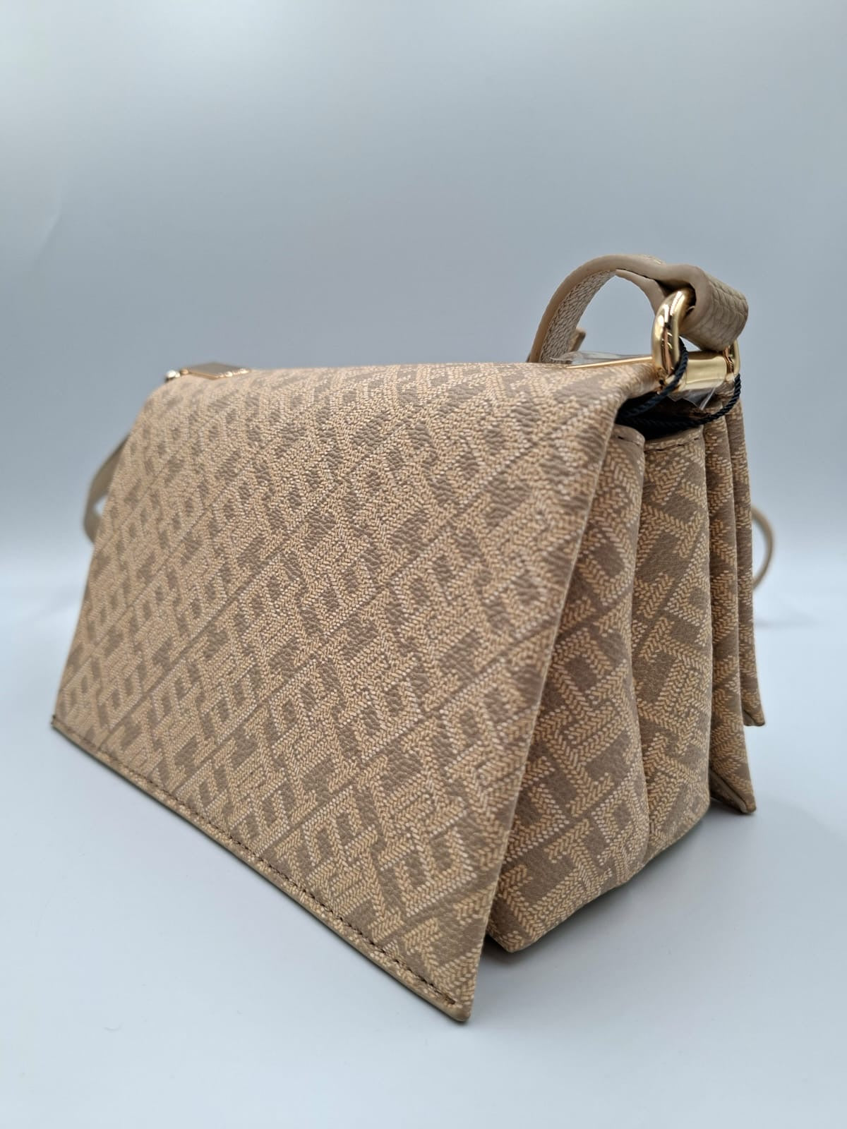 Tommy Hilfiger Monogram Crossbody Flap Bag