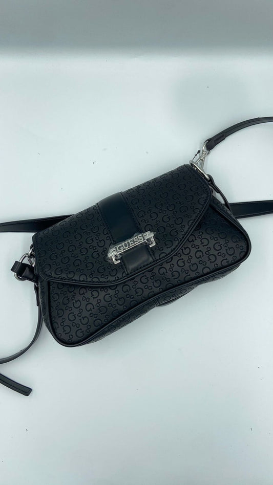Bolsa Guess Noelle Embossed Flap Shoulder Bag