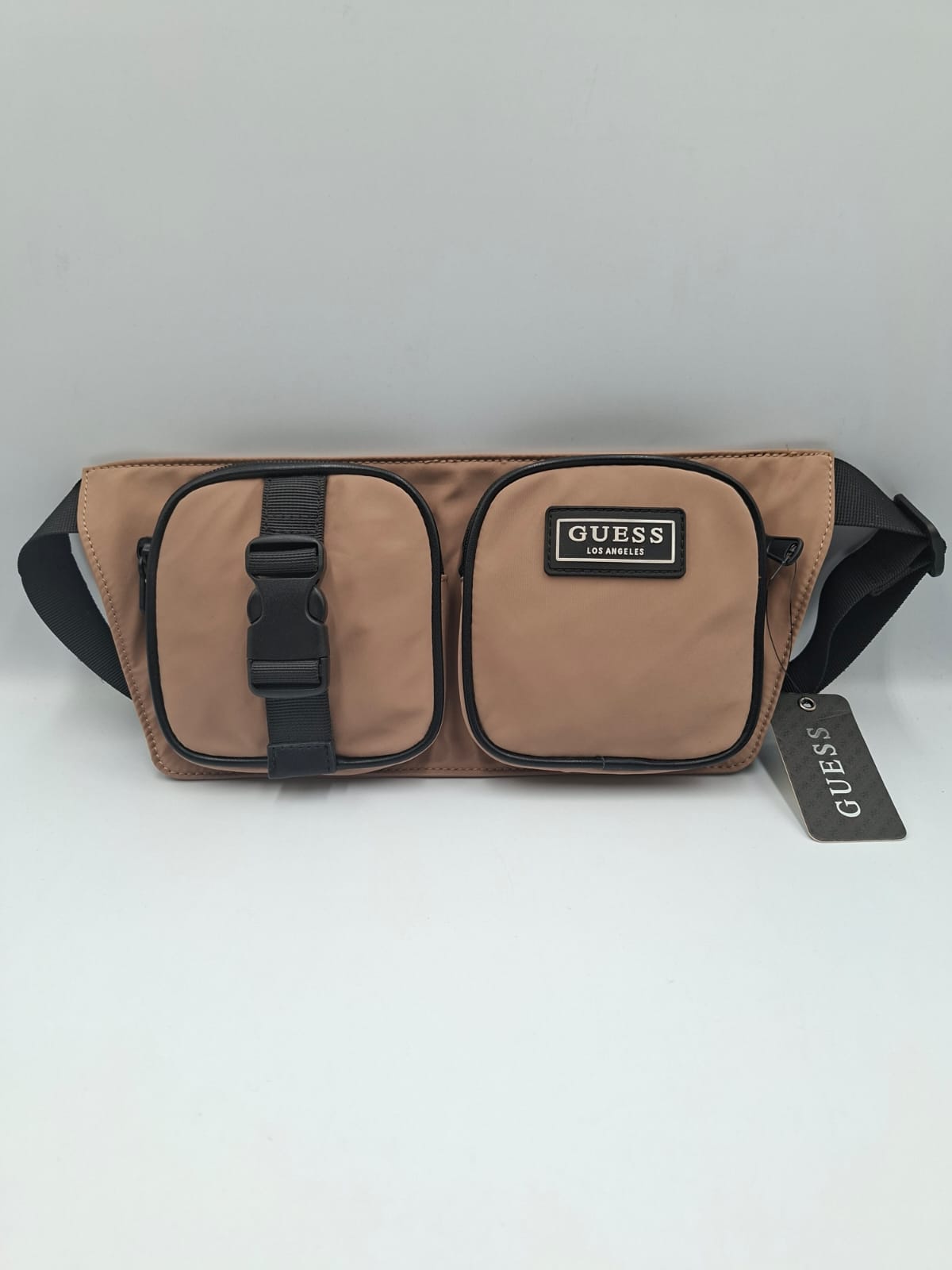 Guess Los Angeles Originals Double Pocket Belt Bag (Cangurera de doble bolsillo