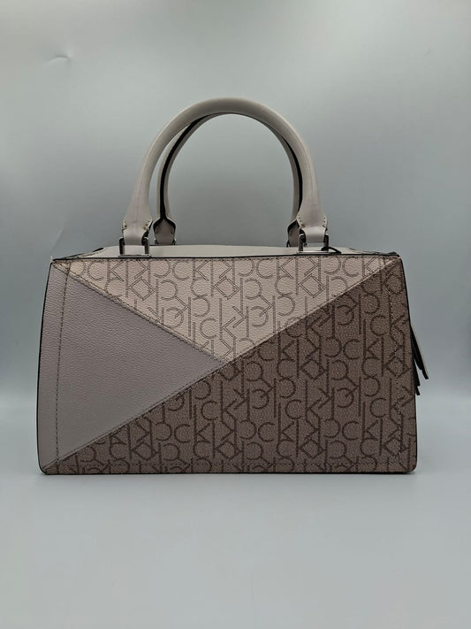 Calvin Klein Satchel Geometric Colorblock