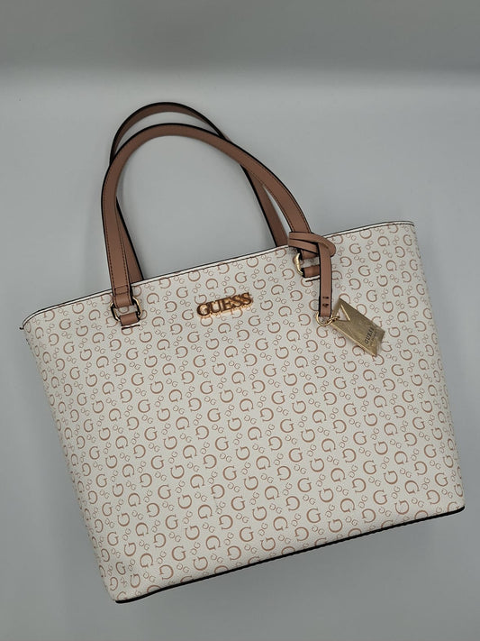 GUESS Printed Shopper Tote Bag