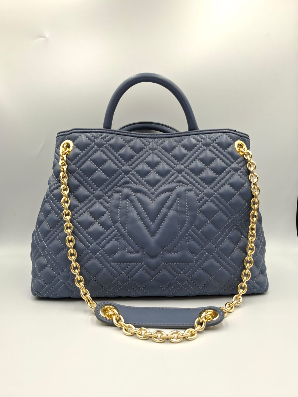 Moschino Love Quilted Tote Bag