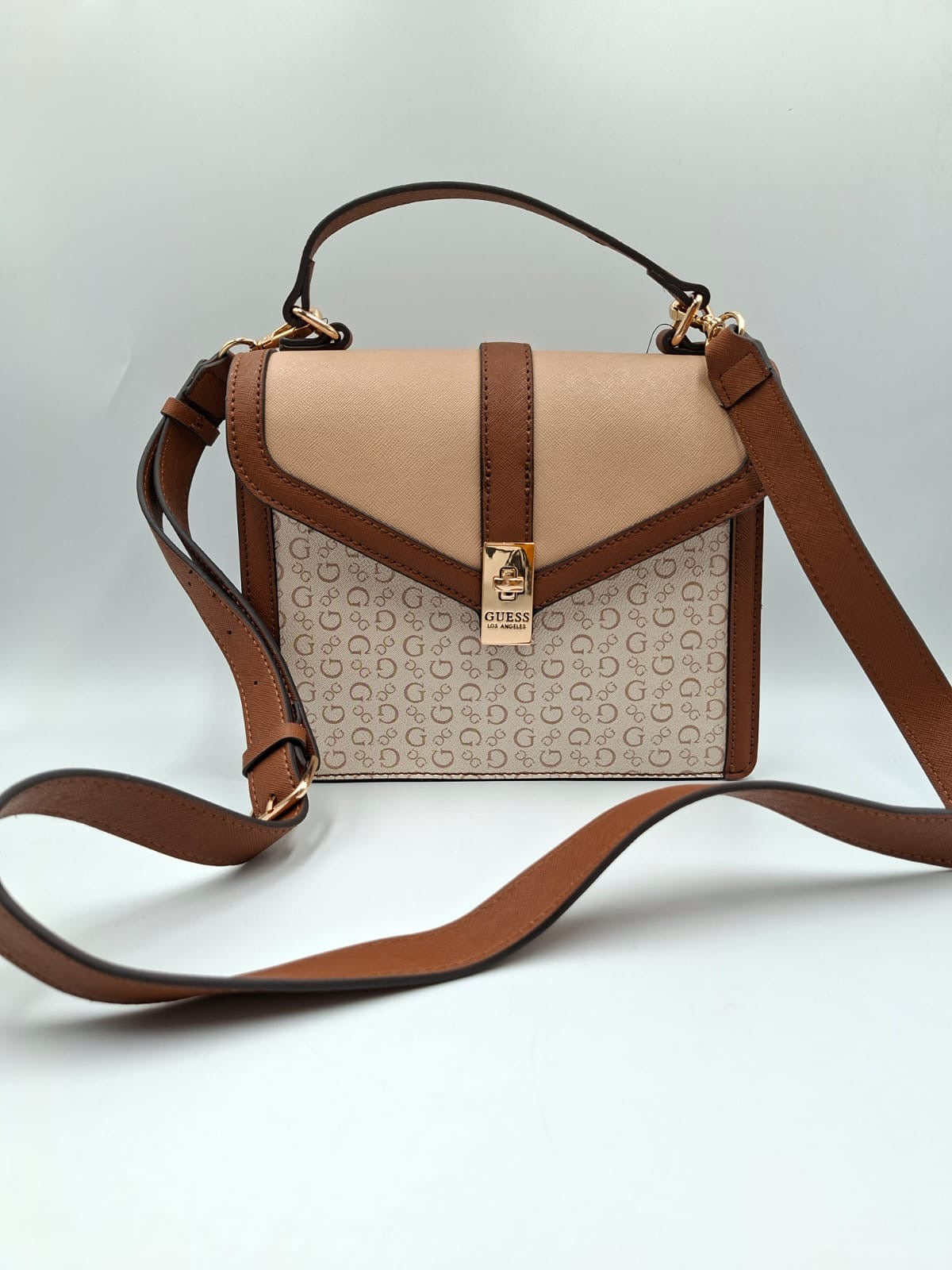 Guess Mildred Top Handle Flap Satchel