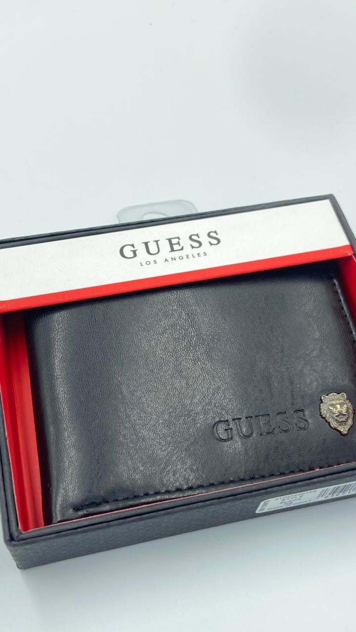 GUESS Men's Lion Head Bifold Wallet