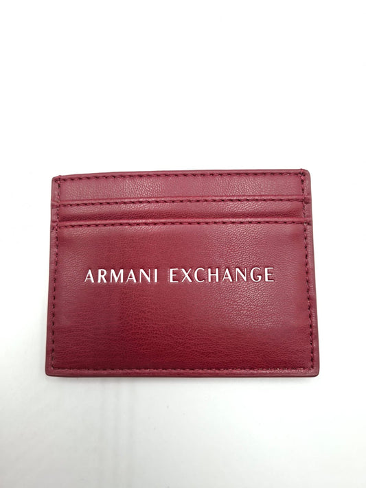 Tarjetero Armani Exchange Card Holder with Logo