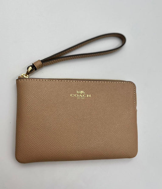 Coach Muñequera modelo Corner Zip Wristlet