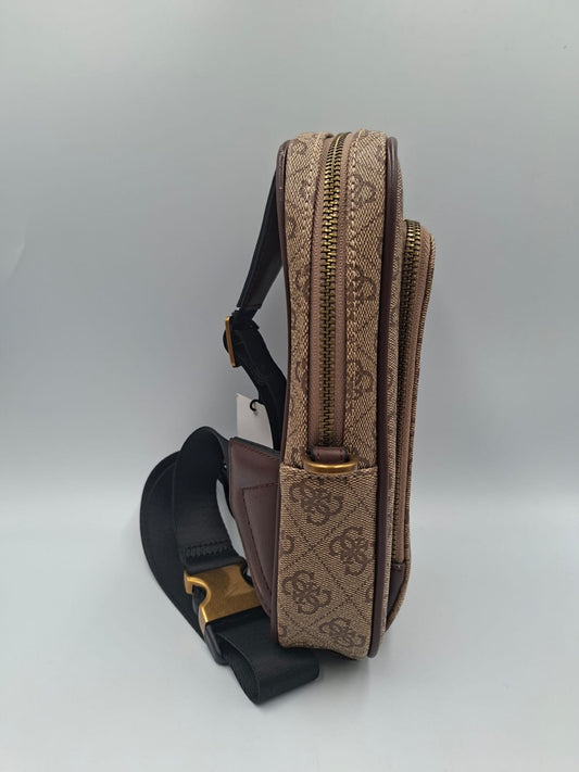 Guess Men's Vezzola pechera o mochila cruzada (Sling Bag)