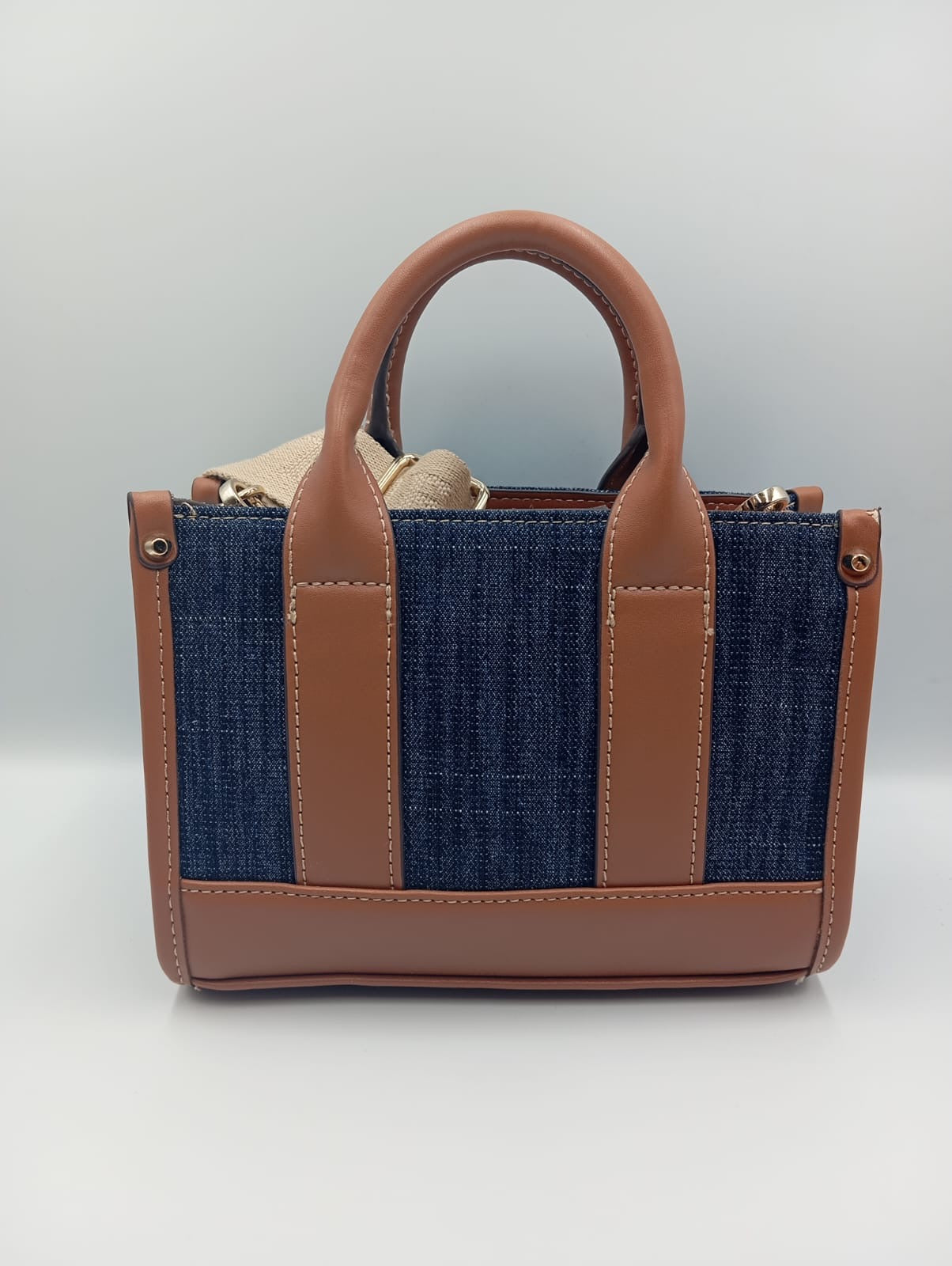 TRUE RELIGION mini Tote strap logo