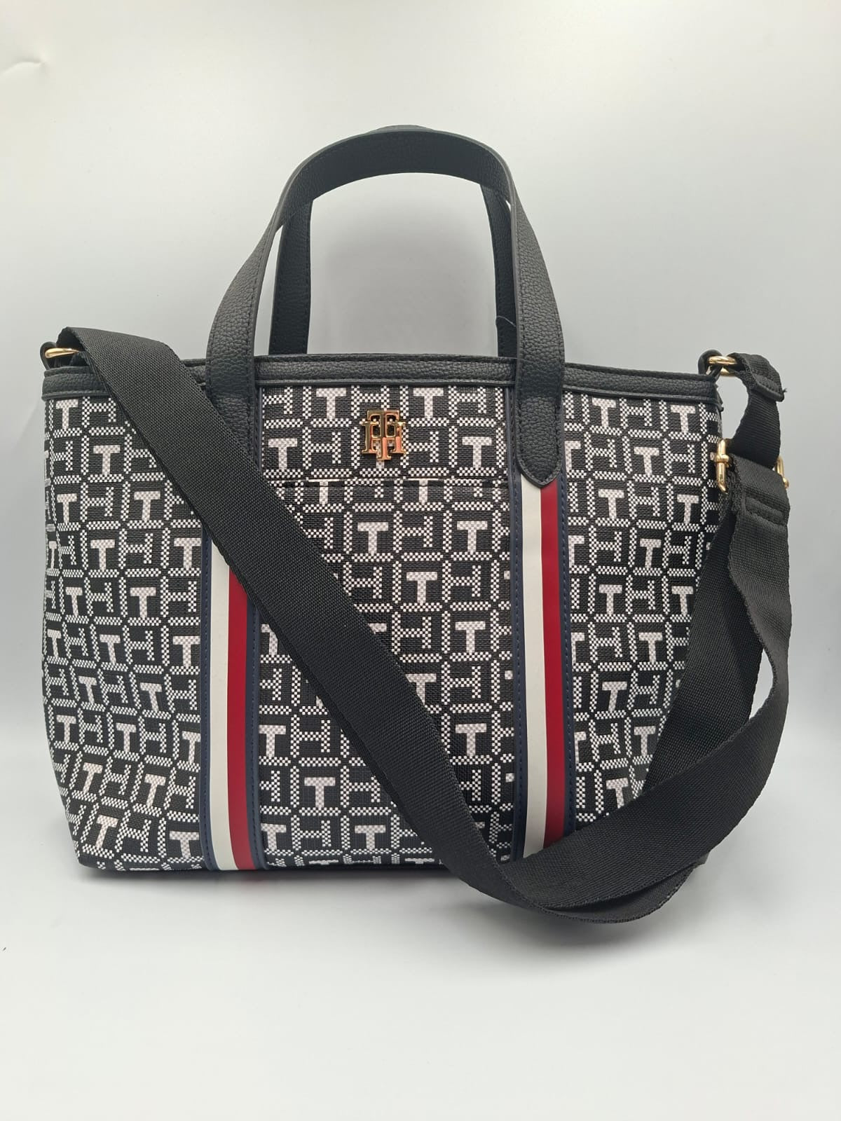 Tommy Hilfiger TH Monogram Jacquard Crossbody Tote