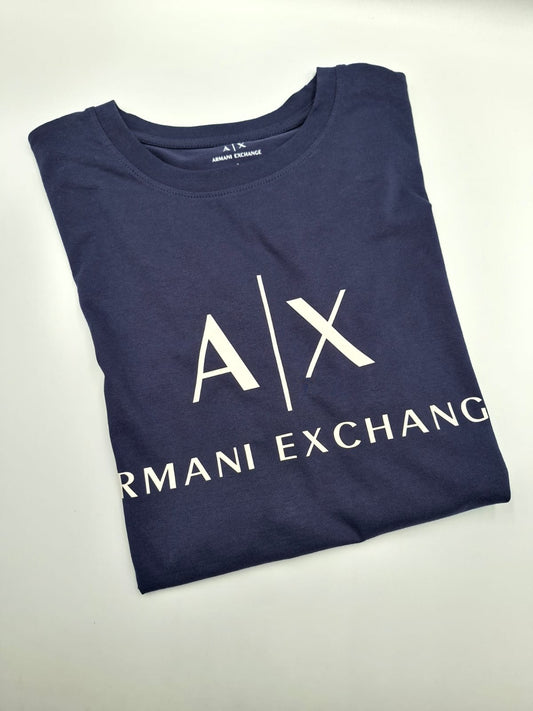 Armani Exchange A|X Split Logo Graphic Tee